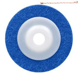 10pcs 100mm 나일론 섬유 그라인딩 휠 금속 도자기 대리석 목재 공예 연마용 부직포 연마 디스크