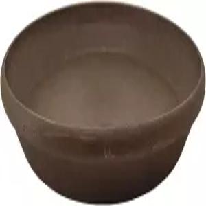PSW 냄비 컬렉션 AP25C 10인치 플라스틱/스톤/우드 복합 식물 접시 드립 트레이 - 배수구 없음 드릴 가능