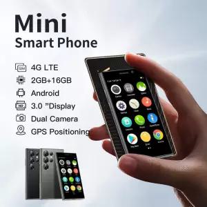 서보 S24 미니 포켓 스마트폰 4G LTE 안드로이드 OS 듀얼심 대기 2GB+16GB 플레이 스토어 GPS 와이파이