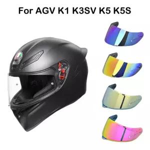 AGV K5 K5S K3SV K1 컴팩트 ST 오토바이 헬멧 바이저 윈드쉴드 모터바이크 액세서리 글라스 카스코용 렌즈