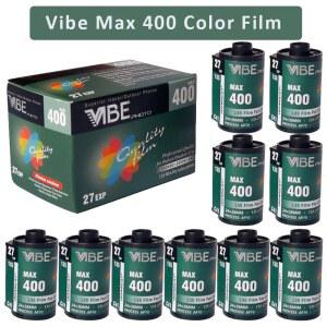 즉석카메라필름 1롤5롤6롤10롤 VIBE MAX 카메라 카메라용 400 필름 ISO 27EXPVIBE 135 501F 컬러
