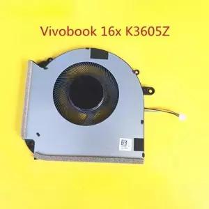 Vivobook 16x K3605Z K3605V K3605ZV K3605VV G97N12ms1MZ-57T11 용 새 원본 노트북 CPU 라디에이터 팬 냉