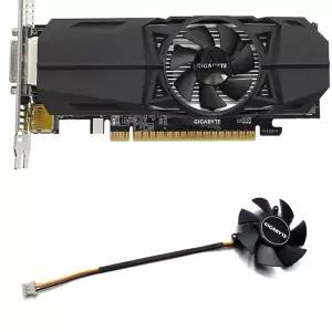 47MM FS1250-S2053A DC 12V 0.19A 3 핀 GTX 1050TI GPU 쿨러 팬기가바이트 GTX 1050Ti OC 로우 프로파일 4G