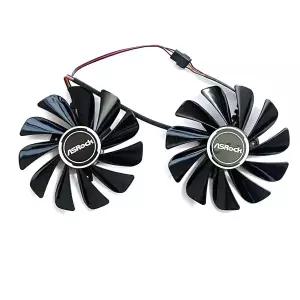 95MM 4PIN CF1010U12S FDC10U12S9-C RX 5700XT GPU 팬 아스록 라데온 Rx 5700 XT 5700XT 그래픽 카드 쿨링