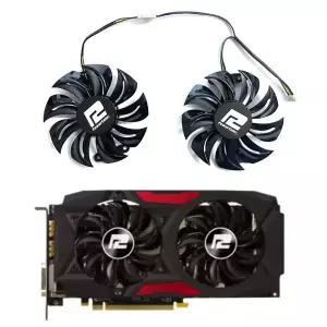 Radeon Red Dragon AX RX 480 470 580 그래픽 카드 85MM 4PIN GA91S2U GA91B2U GPU 교체 팬