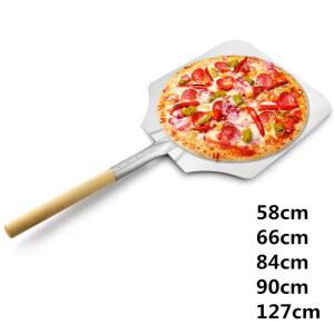 56 58 66 CM 나무 손잡이가있는 알루미늄 도구 액세서리 피자 케이크 베이킹 나이프