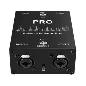 XLR 오디오 아이솔레이터 전류 사운드 소음 제거 믹서 마이크 공통 접지 필터 다기능 소음 아이솔레이터