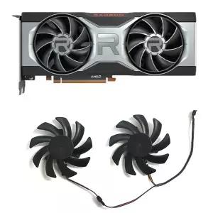 2PCS 85MM AUB0812VD-00 4PIN FDC10H12S9-C RX6700 6700XT AMD RX6700 6700XT 그래픽 냉각 팬용 GPU 쿨러