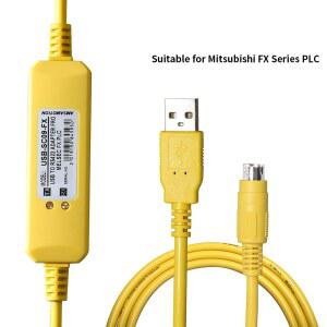호환 FX-USB-AW FX2N/FX1N/FX0N/FX0S/FX1S/FX3U 컨트롤러와 호환되는 Mitsubishi FX 시리즈 PLC용 USB-SC09-FX 프로그래밍 케이블
