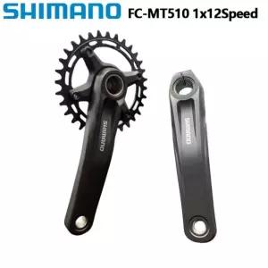 Shimano MT510 Deore M6100 시리즈 크랭크 셋 170/175mm 32T 34T 1x12 속도 하단 브래킷 BB52 산악 자전거