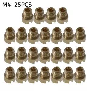 25pcs 오토바이 기화기 노즐 제트 55-115 Puch Maxi Bing Hercules 용 액세서리
