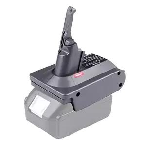 Makita 18V 리튬 이온 배터리 용 V7 V8 어댑터 Dyson 시리즈 도구 사용으로 변환
