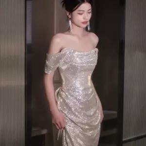 유색드레스 셀프 드레스 송년회 연회복 결혼식2부 스냅 웨딩
