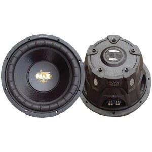 LANZAR MAXP104D MaxPro 시리즈 소형 4 듀얼 서브우퍼(10, 1,200와트), 블랙