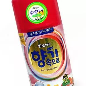 화장실 냄새 제거 자동 방향제 리필 290ml 프리지아 실내 공기 탈취제