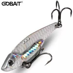 스피너 스푼 금속 지그 미끼 7g 10g 16g 20g VIB 싱킹 블레이드 스피닝 트레블 훅 Spinnerbait Pesca