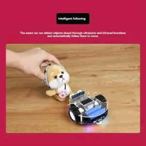 ABGQ 장애워터 회피 모듈트래킹 모듈블루투스 모듈이 포함된 스마트 PicoGo 자동차 로봇 RP2350-Plus 개발