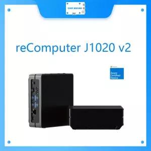 reComputer J1020 v2 - Jetson Nano 모듈 알루미늄 케이스 JetPack 시스템 사전 설치된 Edge AI 장치