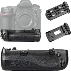니콘 D850 DSLR 카메라용 MB-D18 배터리 그립 교체 EN-EL18A 또는 8AA 충전식 리튬 이온 사용