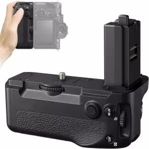 소니 A9II A7RV A7M4 A7RM4용 VG-C4EM 배터리 그립 교체 듀얼 NP-FZ100 슬롯 인체공학적 미끄럼 방지