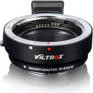 EF-EOS M 렌즈 어댑터 자동 초점 변환기 링 캐논 및 마운트 카메라 M2 M3 M5 M6 M10 M50 M100에 호환됩니다
