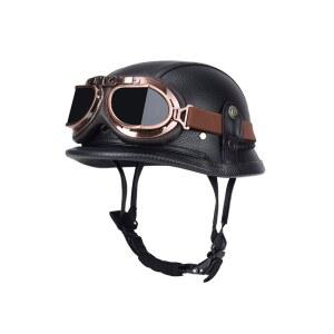 레트로 오토바이 헬멧 남성 귀여운 빅사이즈헬멧 소두 MK5 70cm 스쿠터용 하프