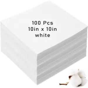 SHENLIU 100개 10x10인치 면직물 사각형 프리컷 퀼팅 원단 번들 DIY 초보자용 레이어 케이크 퀼트 소재 DY