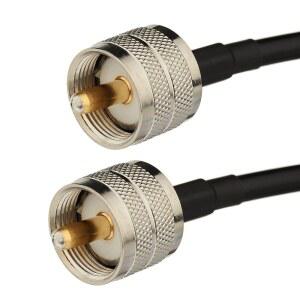 슈퍼배트 UHF CB 분석기 라디오 케이블 로드 HAM 디지털 미터용 PL 더미 PL 259 RG58 남성 점퍼 SWR 2피트 동축 안테나 259에서 저손실