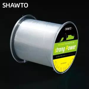 쇼토 500M 나일론 모노필라멘트 낚싯줄 0.12-0.5mm 3-30LB 플루오로카본 코팅 투명 강력 리더 잉어 바다
