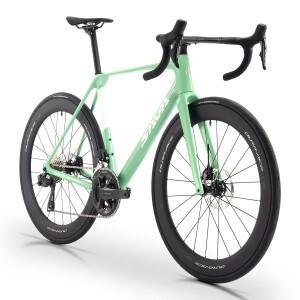 SAVA AEROX SLR7 풀 카본 E-Shift 도로 자전거 초경량 7.7kg 경주용 도로 자전거(SHIMAN0 105 7170 Di2 키