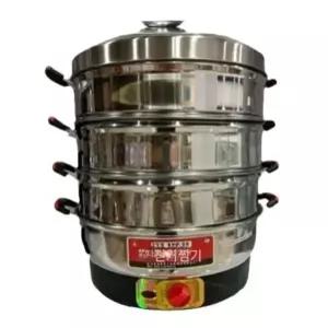 대용량 업소용 전기찜기 만두찜기 스텐 47cm 대형 멀티 찐만두 방지 스팀 식당용 조절