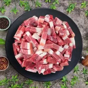 [행복사이소] VGD 국내산 앞다리살 미전지 찌게용 500g