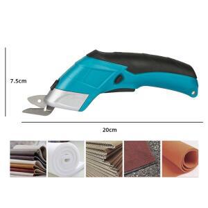 무선 전기 가위 충전형 천 절단기 러그 DIY 판지 도구 PVC 가죽 재봉용