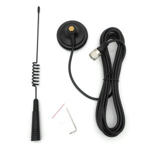 27MHz CB 라디오 안테나 자석형 PL-259 BNC 남성 커넥터 12인치 4m RG58 케이블 차량용