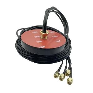 4G+GPS+WIFI 4 in 1 스크류 마운트 콤보 외장 안테나 신호 증폭기 GSM LTE BT 5G 방수 야외 RG174 3m 케이