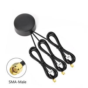 4G GPS 2.4G 와이파이 LTE 안테나  야외 방수 어댑터  28dbi Beidou 자동차 네비게이터 리시버 SMA 수 DTU