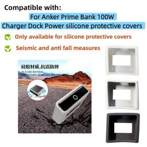 Anker Prime Bank 100W 충전기 독 전원용  실리콘 보호 커버 360 ° 만능 낙하 방지 및 먼지