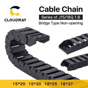 Cloudray 케이블 체in 15x20 18x25 18x37mm 브리지  비개방형 플라스틱 견인선 기계용 드래그