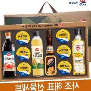 명절 선물 세트 식용유 참기름 조미료 간장 소스 식품 구성 가정용 실속 구성