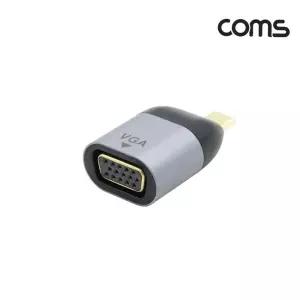 TBZ Coms USB 3.1(Type C) to VGA 컨버터 변환 젠더형 C타입 to VGA 1080p 60Hz FHD D-SUB RGB IH008