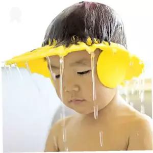어린이 목욕 샴푸 물 차단 헤어 세정 보호 캡 귀 보호 조절 가능 유아 아기