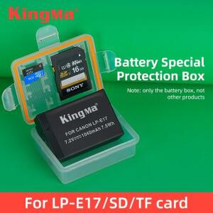 KinGM호환a LP-E17 배터리 케이스 홀더 보관함 정리함 canon호환 EOS RP M3 M5 M6 760D 800D 77D