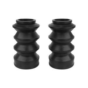 바이크 오토바이 39mm 전면 포크 커버 각반 게이터 부츠 프로텍터 보호 충격 흡수 장치 고무 Harley Sports