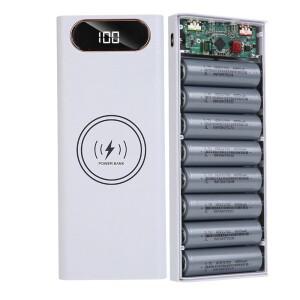 21700 손전등 배터리 충전기 상자 보조베터리 홀더 DIY 쉘 케이스 듀얼 USB 보관 정리