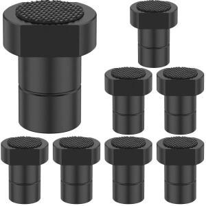 8pcs 작업대 페그 브레이크 개 토노 스토퍼 19/20mm 알루미늄 워크샵 테이블 리미트 블록 도구 목공