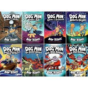 DAV PILKEY의 컬렉션 도그맨 U201314 도서 8권 7권
