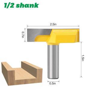 1/2 인치 12mm 생크 2-1/4 바닥 청소 라우터날 장붓구멍 스포일 보드 표면 슬래브 평탄화 목공 밀