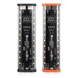 8슬롯 18650 DIY 보조베터리 케이스 샤오미호환 HUAWEI호환 용 고속 충전 대용량 디지털 디스플레이 배터리