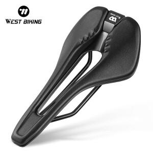 WEST BIKING 전문 로드 바이크 시트    자전거 새들  경량 스틸인 3 종 경기 레이싱 사이클링 부품