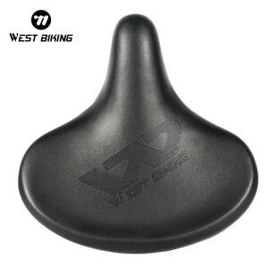 WEST BIKING  편안한 자전거 새들  인체 공학적 넓은 쿠션 패드  MTB 도로  충격 방지 사이클링 시트